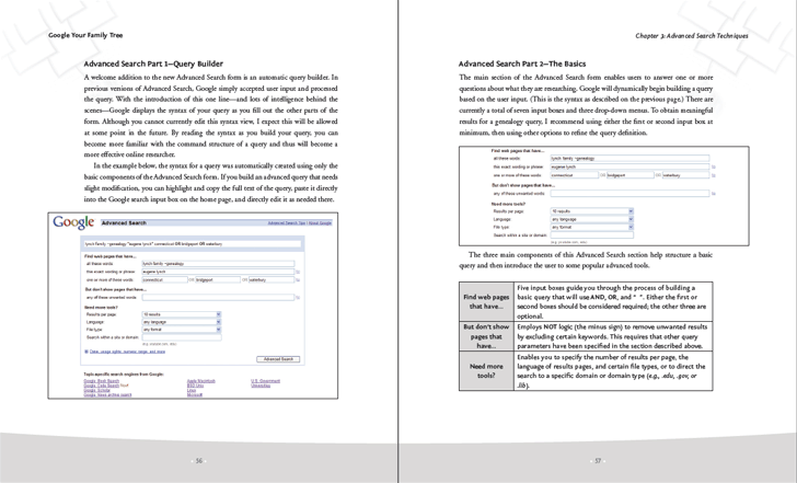 Google Advanced Web Search